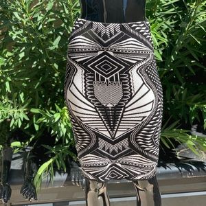 Printed Windsor High wasted skirt